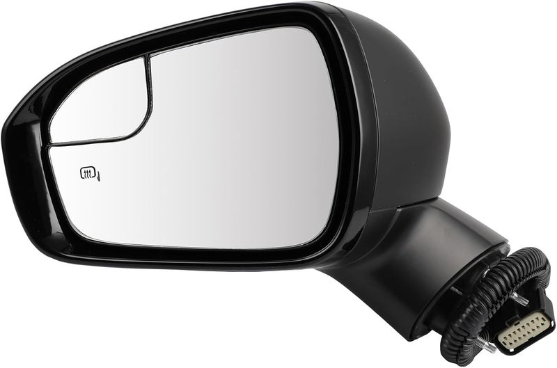 SCITOO Driver Side View Mirror Compatible with 2018 For Ford For FUSION Heated; w/Signal Lamp; w/o BLIS; w/Memory; w/P/L; w/Cover; PTM; Left Outside Exterior Mirror FO1320623 JS7Z17683XA-PFM - Image 1