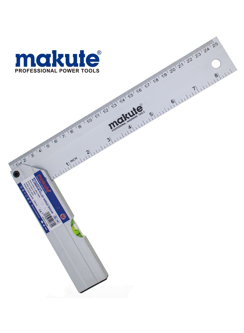 makute Aluminum Alloy Angle Square 25Cm