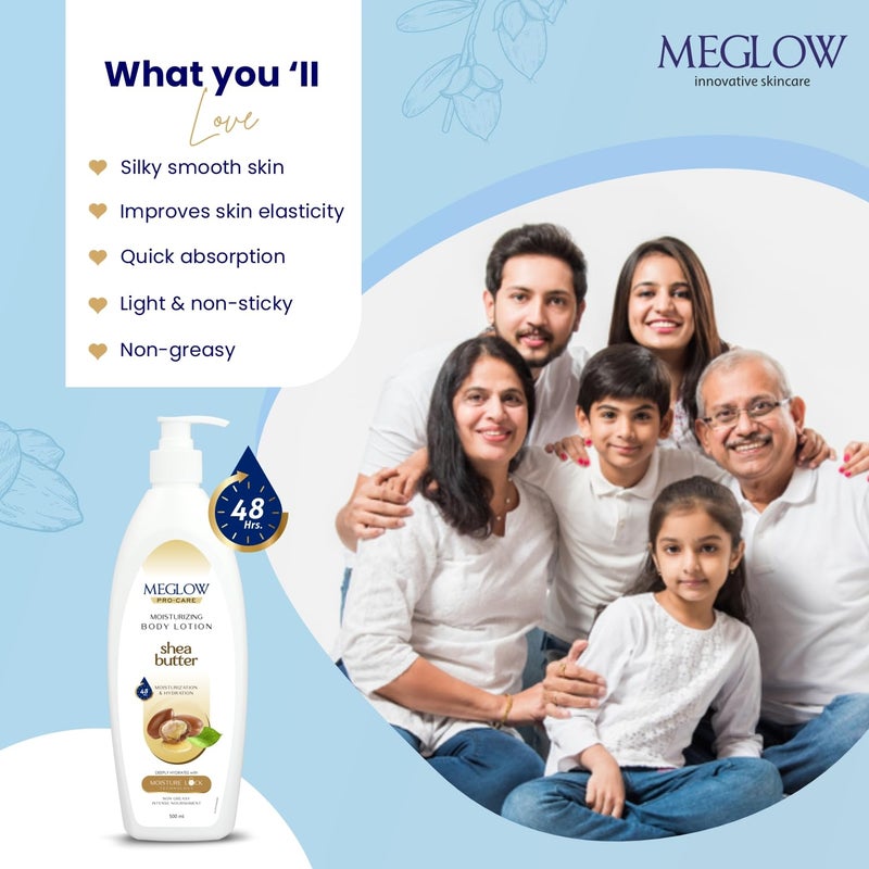 Meglow Combo of Aloe Vera Moisturizing Cold Cream Moisturizer Cream with SPF 15 Protection Shea Butter Body Lotion Best Moisturizer for dry skin - Image 5