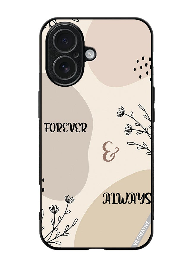 Protective Case Cover For Apple iPhone 17 Forever And Always Design Multicolour