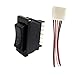 Vehjunc 5 Pin Universal Car Power Window Switch UPDown Control Lift Momentary Rocker Switch with Wiring Harness 12V 20A - Image 2
