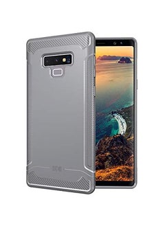 Galaxy Note 9 Case, TUDIA [Linn] Ultra Slim Lightweight Carbon Fiber Design Heavy Grip TPU Bumper Protection with Clicky Buttons Case Cover for Samsung Galaxy Note 9 (Gray)