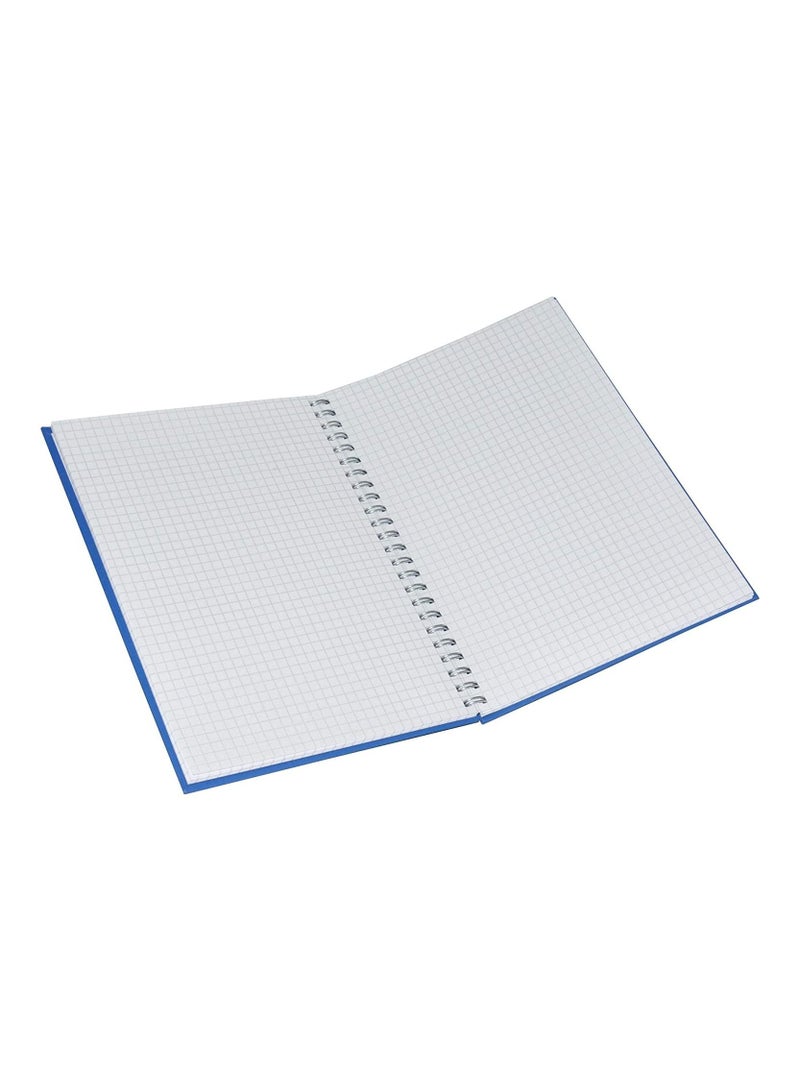 FIS Manuscript Books 5 mm Square Lines With Spiral, (Pack of 5 Pcs x 96 Sheets) 2 Quire, Size - FSMNA52Q5MSB - Image 3