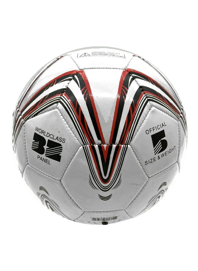 Kole High Quality Star Pattern Soccer Ball White Size 5 GE823