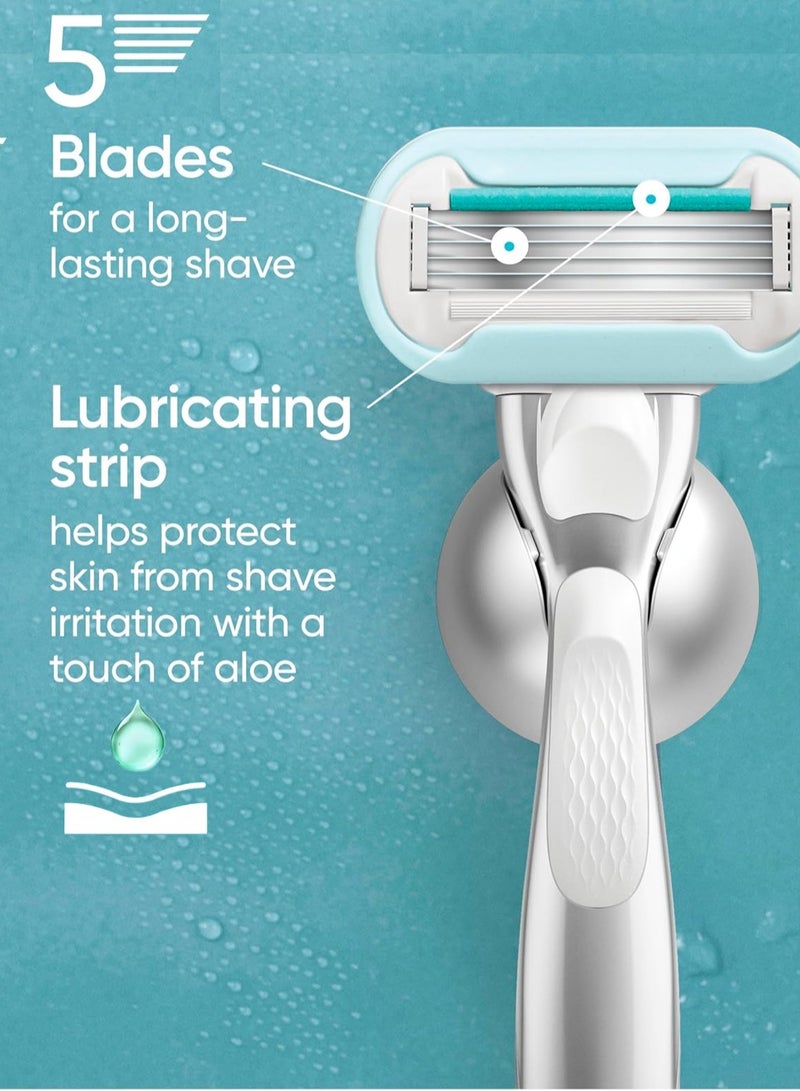 شفرات حلاقة جيليت فينوس إكسترا سموث للبشرة الحساسة للنساء - عبوتان - Image 4