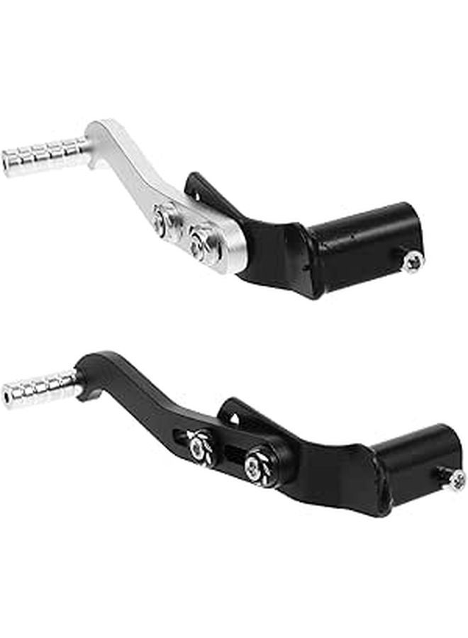 2Pcs Aluminum Alloy Motorcycle Shifter Lever Easy to Handle for Multiple Models - Image 1