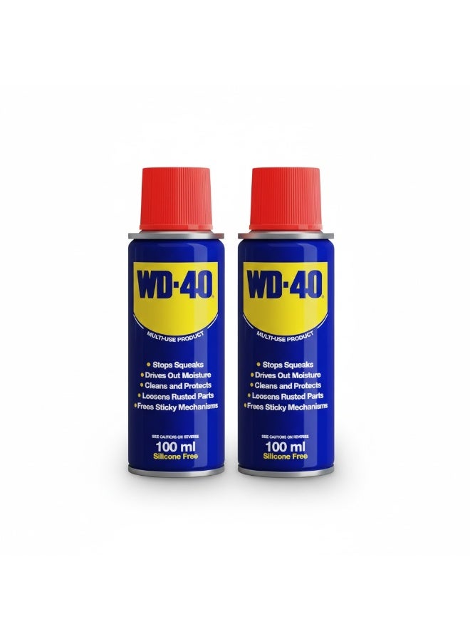 عبوتين من مزيل الصدأ WD-40 100 مل