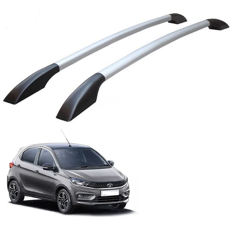 SPREADX Car Non-Drilling Metal Roof Rail Set Suitable for Tata Tiago - Image 1