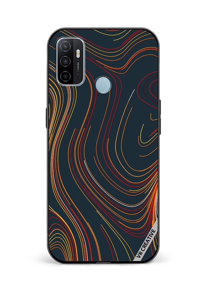 VR CREATIVE Protective Case Cover For Oppo A53 Layers Design Multicolour - Image 1