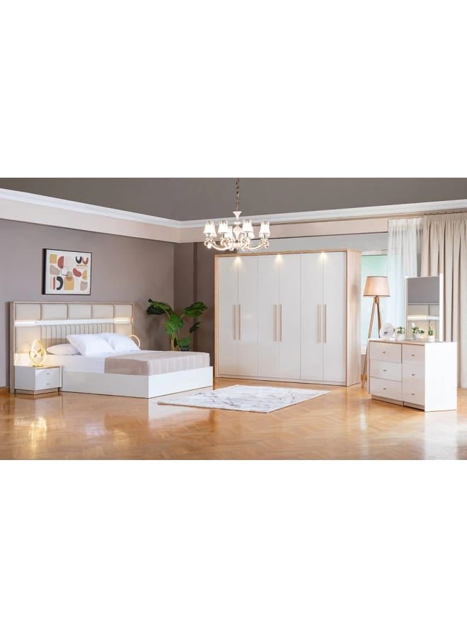 قباني فرنتشر غرفة نوم ليندا MDF متعددة الألوان - Image 1