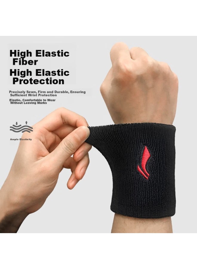 Li-Ning Li-ning Wristband For Sports, Fitness, Sweat-absorbing, Badminton, Basketball, Volleyball, Tennis, Tendonitis, Medical Wrist Support, And Wrist Strain Protection - Image 4