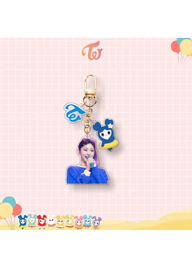 NIBEMINENT TWICE Acrylic Keychain Bag Pendant 
