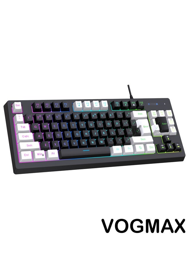 RGB Gaming Keyboard Color Light Mechanical 87 Keys Premium Black - pzsku/Z7ED18B2E1595F57C1462Z/45/_/1715065626/964c0bf6-38e8-4273-b4a1-5552027b9f49