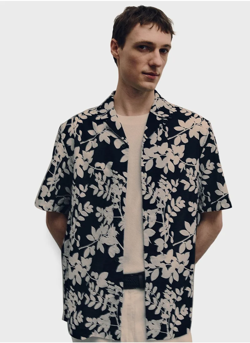 اتش اند ام Regular Fit Printed Shirt