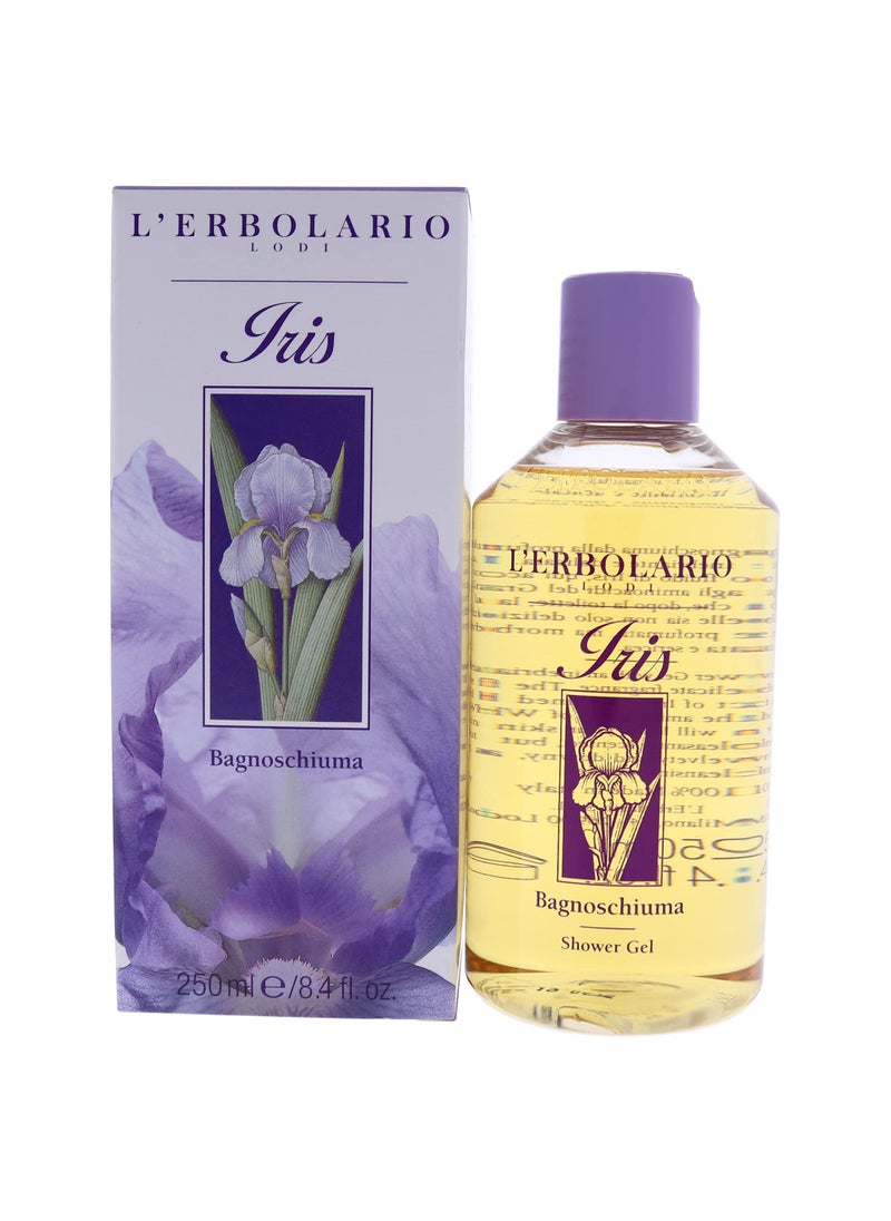 L'Erbolario L'Erbolario Iris Shower Gel - Fragrant And Relaxing Bath Foam - Powdery Scent - Provides Gentle And Delicate Cleansing Action - Leaves Skin Softer And Smoother Than Ever - Paraben Free - 8.4 Oz 