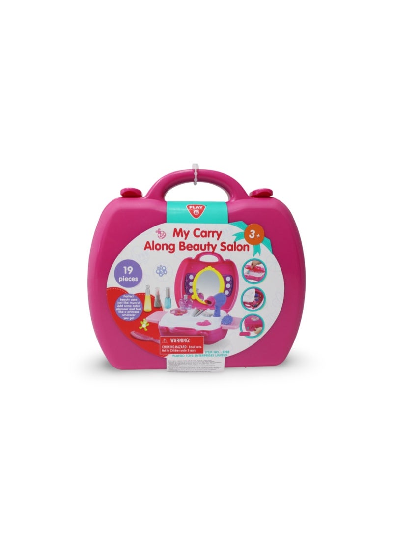 بلاي جو صالون التجميل المحمول من بلاي جو - 19 قطعة - Image 2
