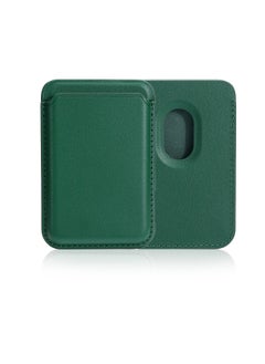 Suitable For Apple 12-15 Series Magsafe Magnetic Card Sleeve Back Sticking Card Sleeve In Stock-Color:Grass Green-Applicable Model:Super Double-row Magnetic Card Package (23 Magnetic) Spot