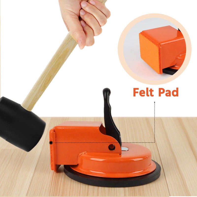 ZAPSIFOU Heavy Duty Floor Gap Fixer Tool, Plank Grabber with Suction Cup(D: 4.84 Inch), Flooring Gap Repair Tool for Wood, Tile, Vinyl, Laminate Flooring Tools, Ideal for Smooth Surfaces of 5 Inches and Above - Image 3