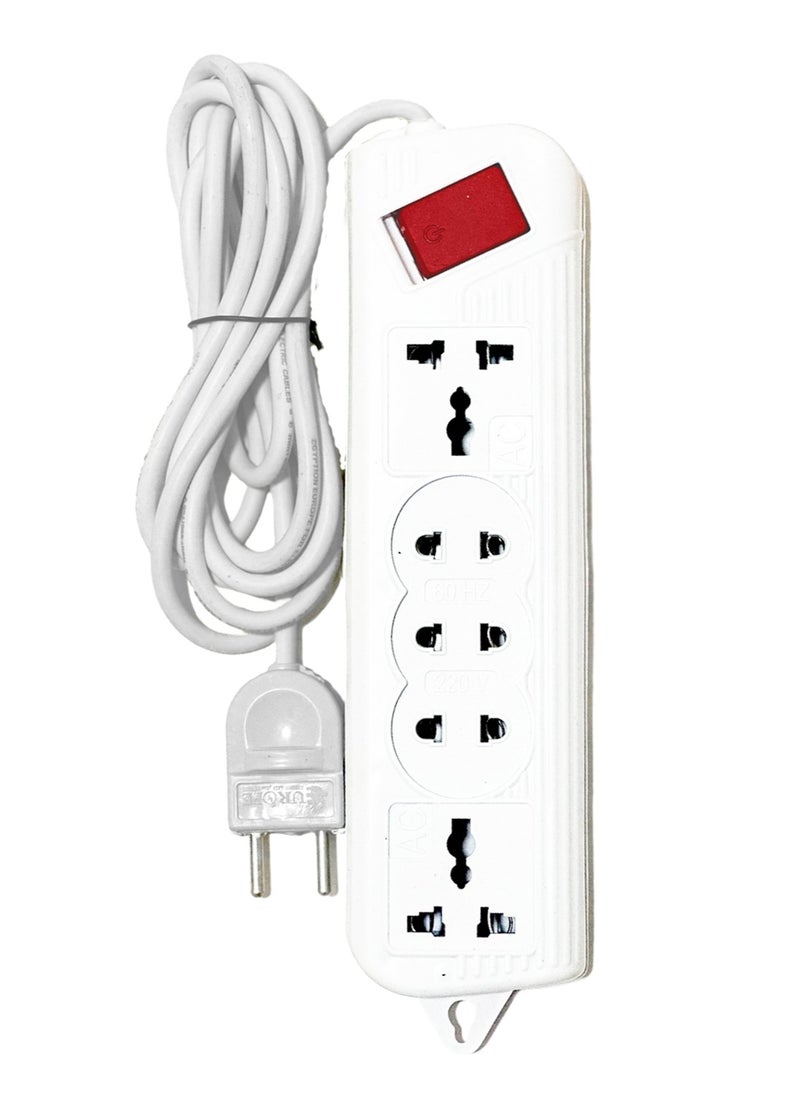 Generic Power Strips - 5 Port and 3m Wire 