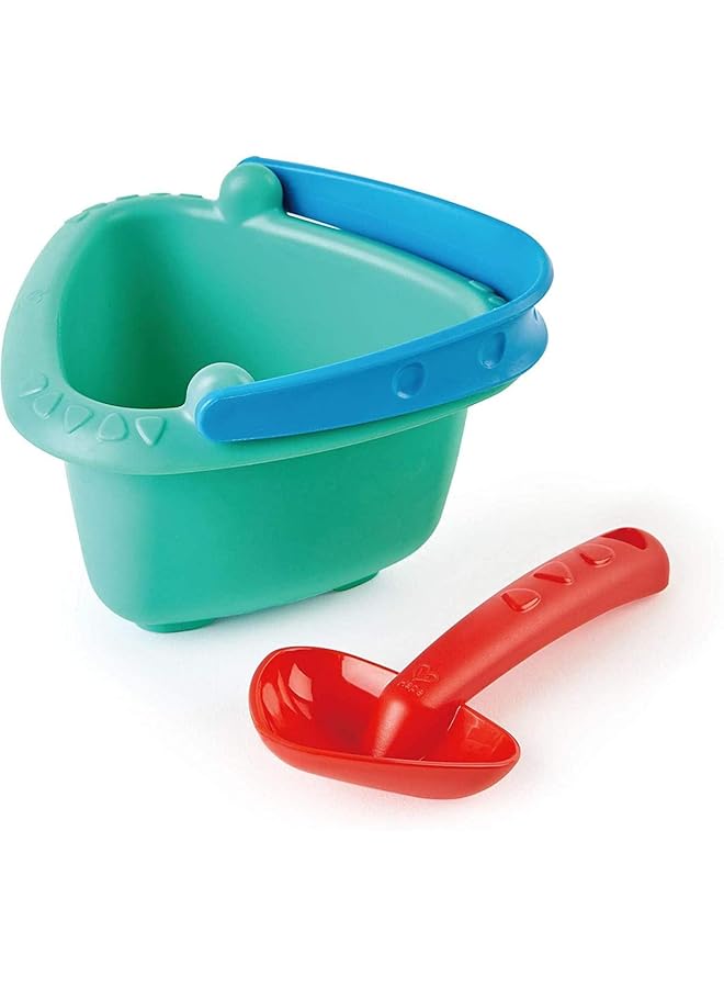 Hape Baby Bucket And Spade Play Set | Outdoor Beach And Sand Toy For Kids 12 Months+ Multi Color