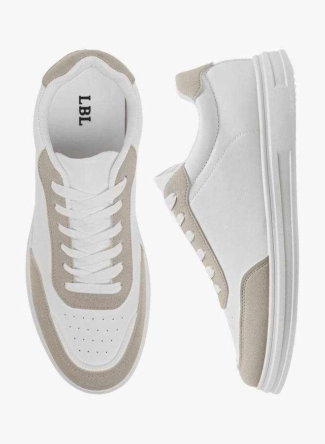LBL by Shoexpress Men's Panelled Lace-Up Sneakers - Image 2