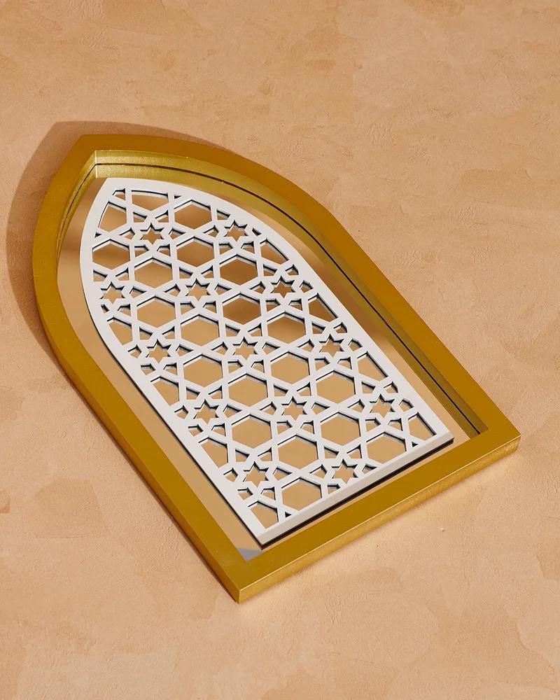 REDTAG Gold Ramadan Mirror Décor Accent