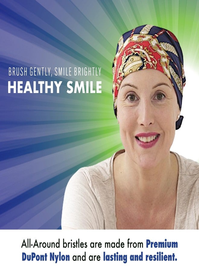 Brilliant Specialty Adult Round Toothbrush for Sensitive Mouths to Support Chemo and Other Sensory Oral Care Needs with Ultra Soft Bristles, Violet, 1 Pack - Image 5