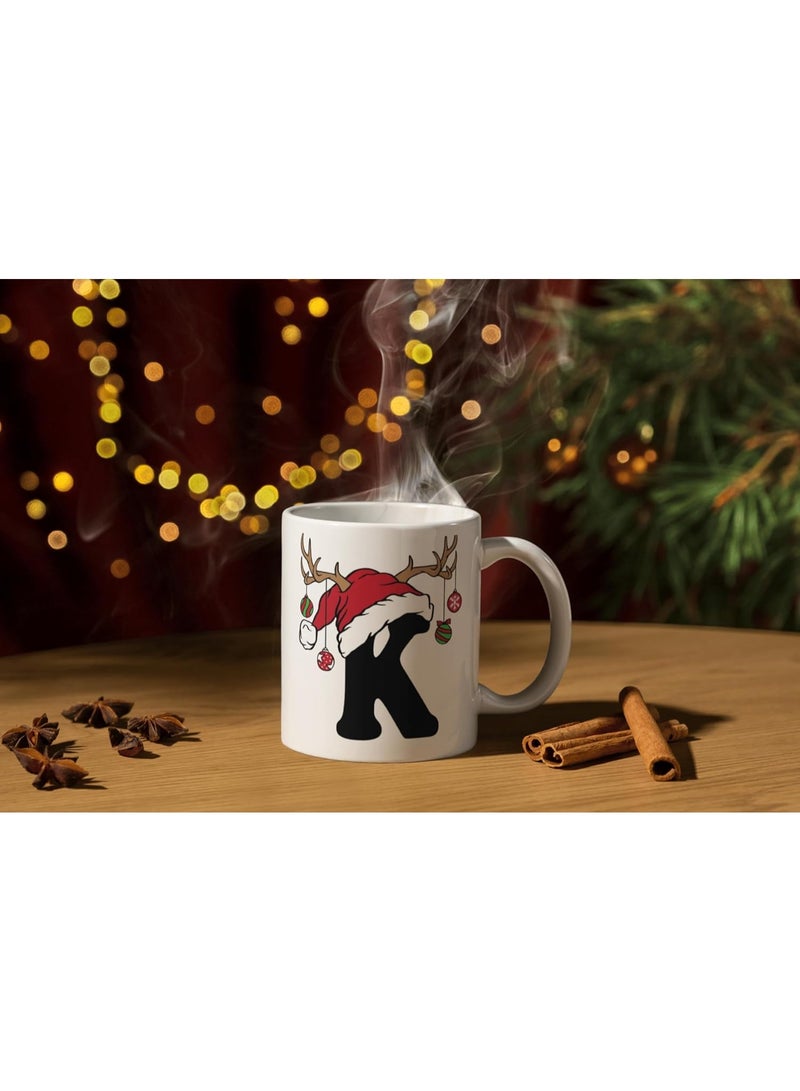 VoY Printed Christmas Ceramic Mug – Durable Coffee Cup, Perfect for Home, Office & Gifting – AI3701NW - Image 2