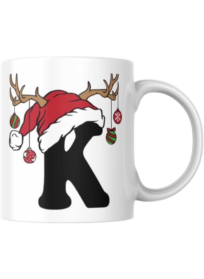 VoY Printed Christmas Ceramic Mug – Durable Coffee Cup, Perfect for Home, Office & Gifting – AI3701NW - Image 1
