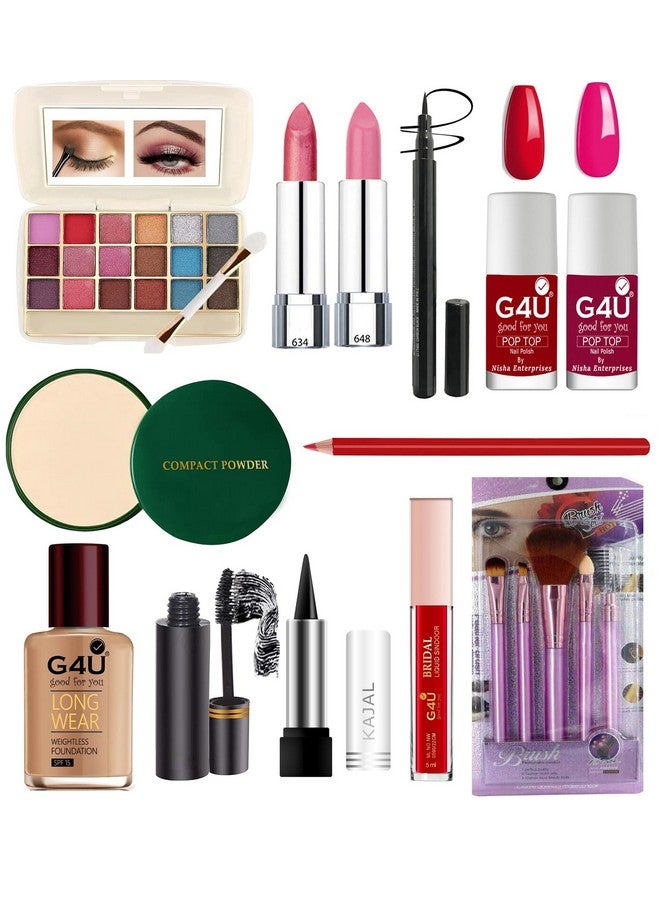 G4U 17-Piece Glow Up Makeup Kit : Every Essential All-In-One Beauty Set 34 48 - Image 1