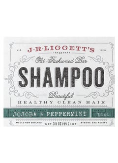 J·R·LIGGETT'S J.R. Liggett's, Old Fashioned Shampoo Bar, Jojoba & Peppermint, 3.5 oz (99 g)  - Image 1