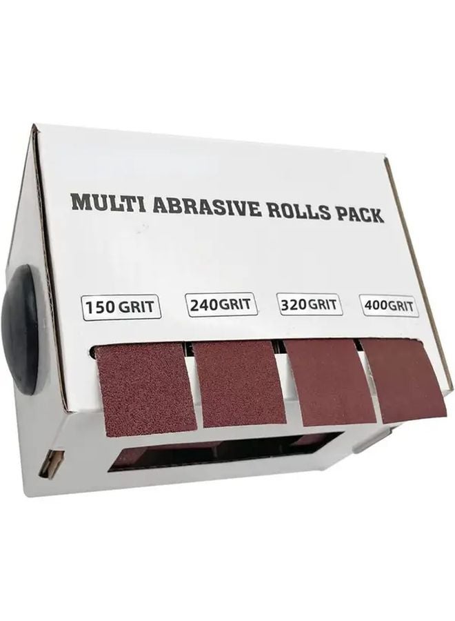 8M Sandpaper Roll Set 6pc Box Abrasive Sanding Paper Tape - Image 2