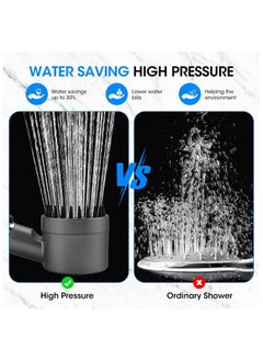 High Pressure Shower Head, 3 Modes Adjustable Shower Head, Anti-Limescale Massage Shower Head with Water Stop, Water-Saving Shower Head - pzsku/Z7ED25B0C43BD13C0949AZ/45/_/1736878541/110c66f0-5f22-4fdc-aaf6-db3e46dc9601