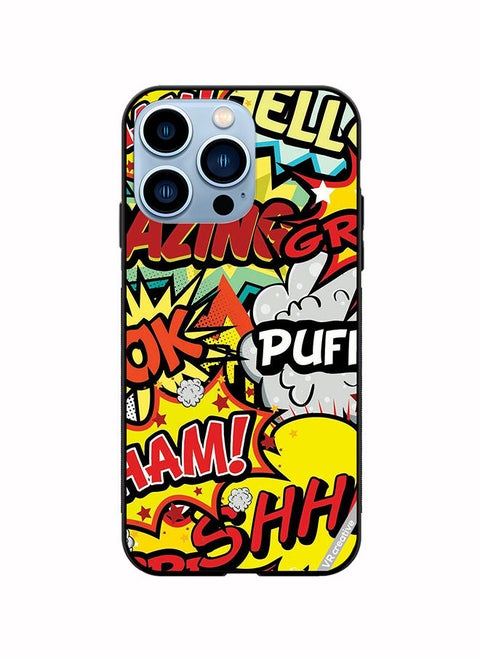 Protective Case Cover For Apple iPhone 14 Pro Max Multibrand Stickers Design Multicolour