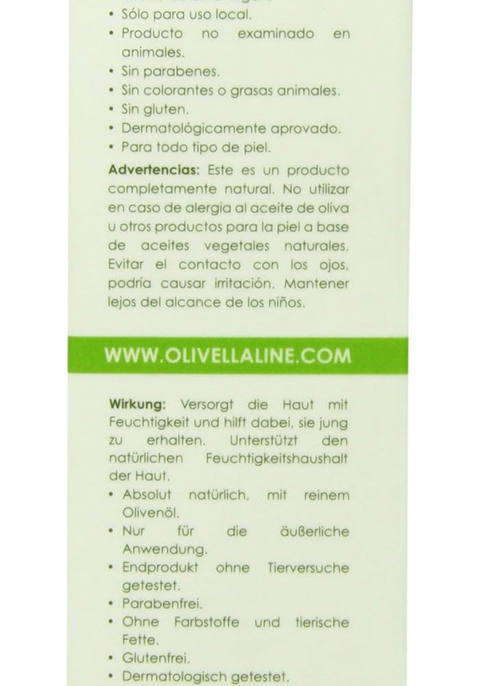 Olivella All Natural Virgin Olive Oil Moisturizer for All Skin Types - 50ml - Image 2