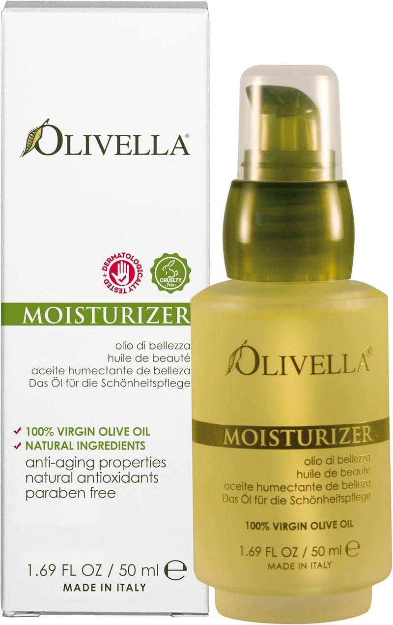 Olivella All Natural Virgin Olive Oil Moisturizer for All Skin Types - 50ml - Image 1