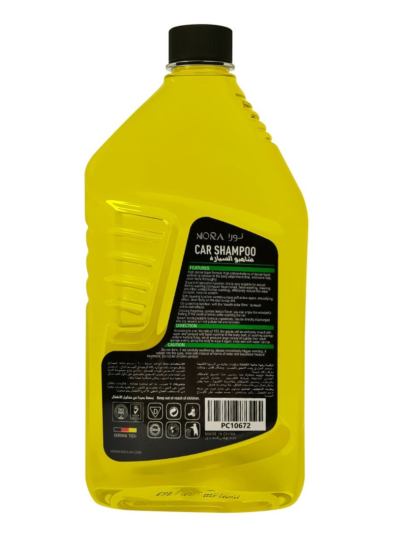 NORA Car shampoo thick cleaning foam deep cleaning protect car paint, UV protection shampoo 1L N-205 - Image 2