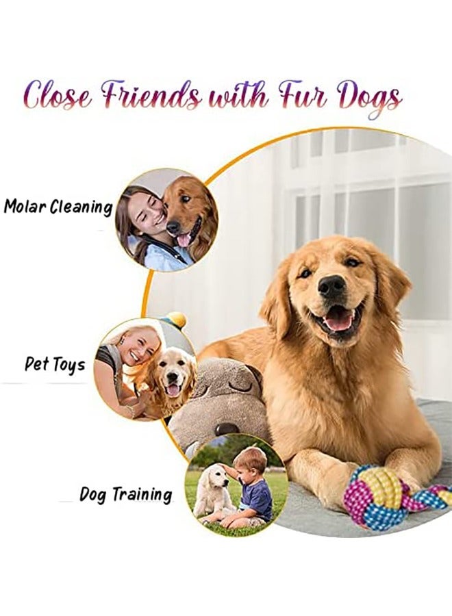 7 Pcs Pet Puppy Toys Gift Set For Small Dogs Cute Squeaky Dog Toys Durable Puppy Teething Toys Rope Toys Puppy Chew Toys - Image 5