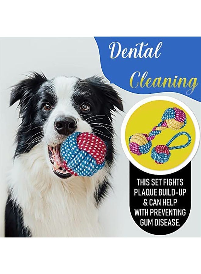 7 Pcs Pet Puppy Toys Gift Set For Small Dogs Cute Squeaky Dog Toys Durable Puppy Teething Toys Rope Toys Puppy Chew Toys - Image 4