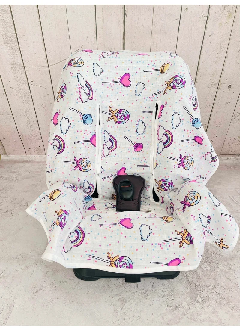 juniperus Baby Muslin Car Seat Stroller Cover