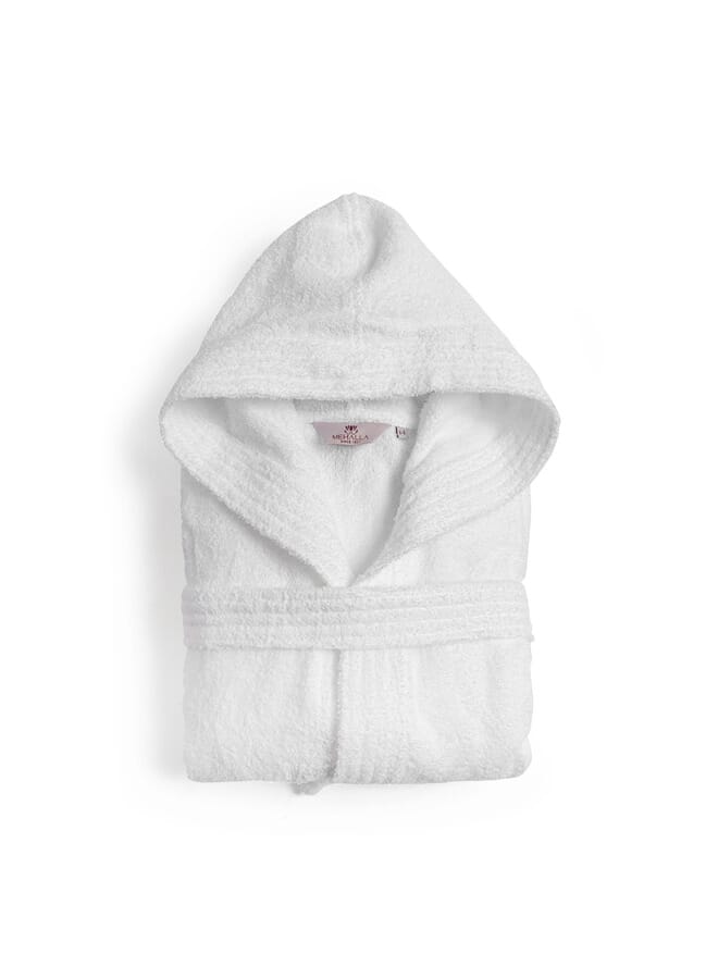 MEHALLA Bath Robe - Basic Hood - M - 100% Egyptian Cotton