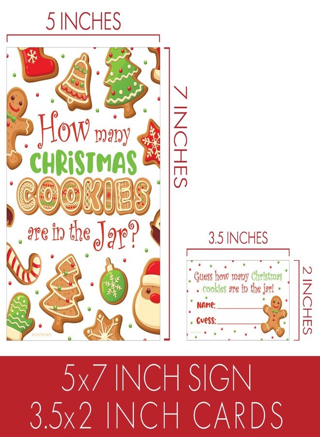 دسكتيكتفز لعبة حفلة عيد الميلاد من ديستنكتيف - نشاط حفلة "كم عدد كعكات عيد الميلاد في البرطمان" (لافتة واحدة و30 بطاقة تخمين) - Image 3