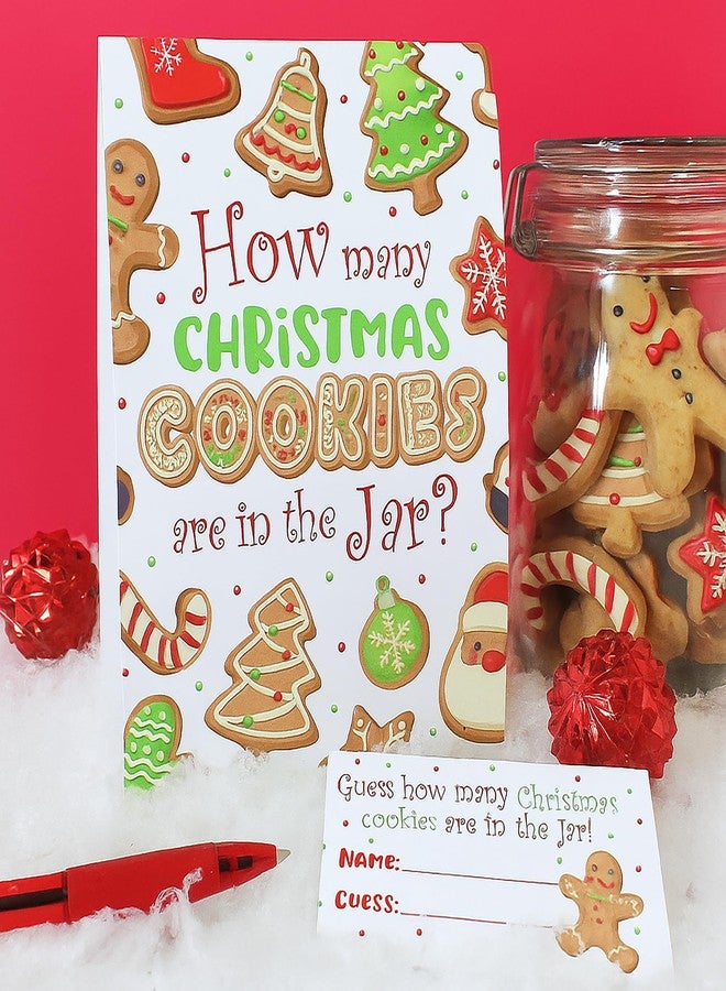 دسكتيكتفز لعبة حفلة عيد الميلاد من ديستنكتيف - نشاط حفلة "كم عدد كعكات عيد الميلاد في البرطمان" (لافتة واحدة و30 بطاقة تخمين) - Image 2