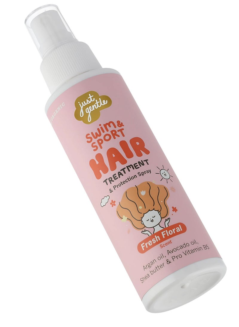 Just Gentle Just Gentle Ultimate Kids Swim & Sport Hair Treatment | Heat Protection & Nourishment Spray, 100 ml  - Image 5