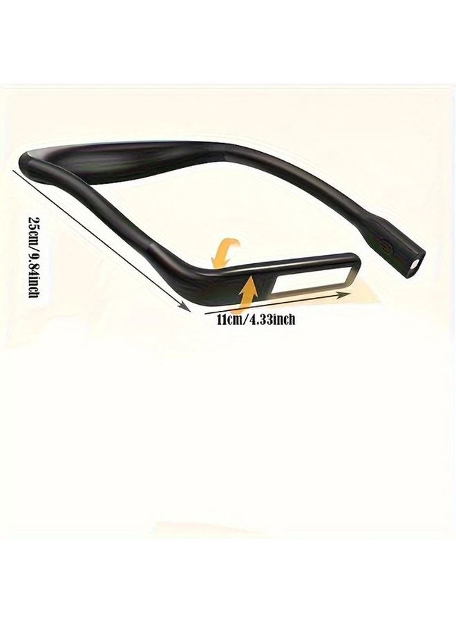 Black Rechargeable Reading Light With Memory Function Portable Clip Bookmark Lamp - Image 5