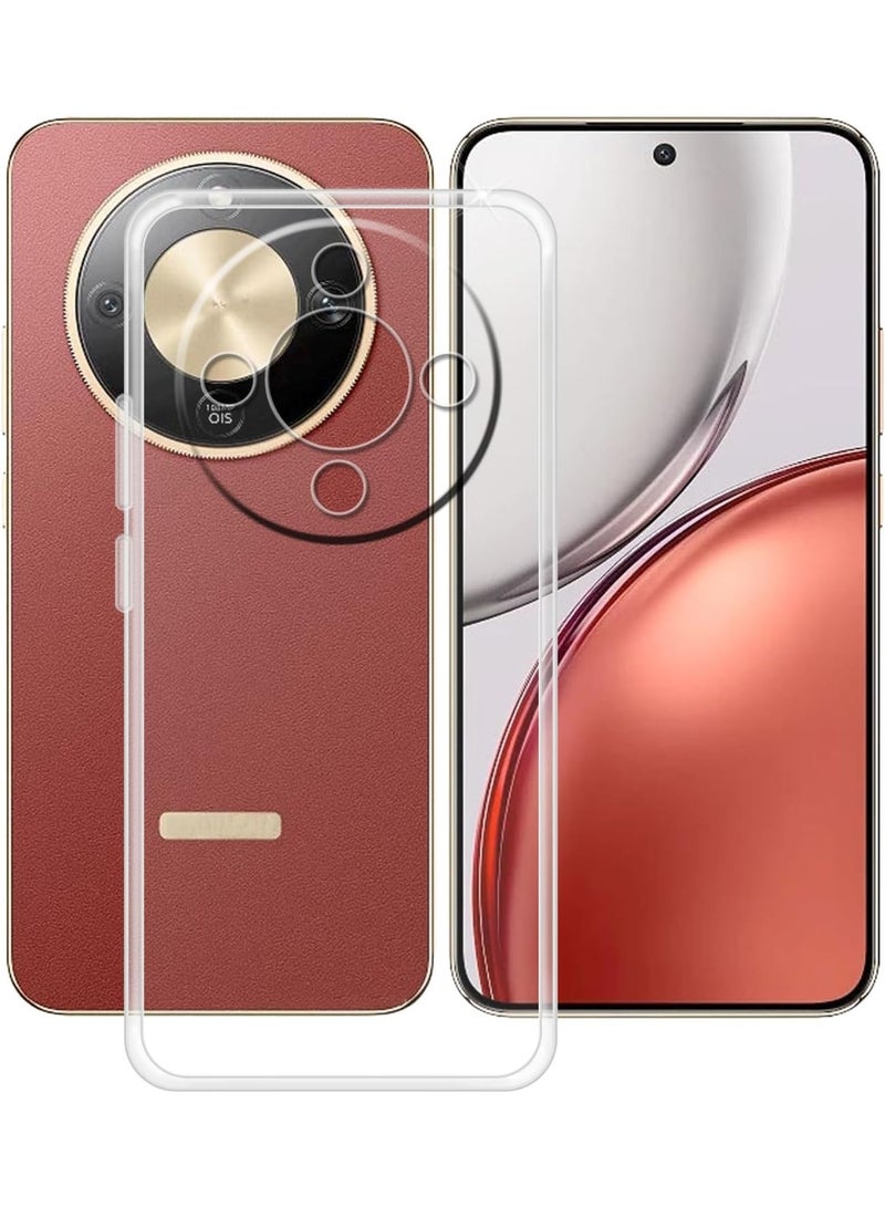 Case for Honor X9D Soft Clear TPU Case, Lightweight Protective Cover Smooth Finish Camera Protective Transparent Stylish Case for Men Women Compatible with Honor X9d 5G - Image 1