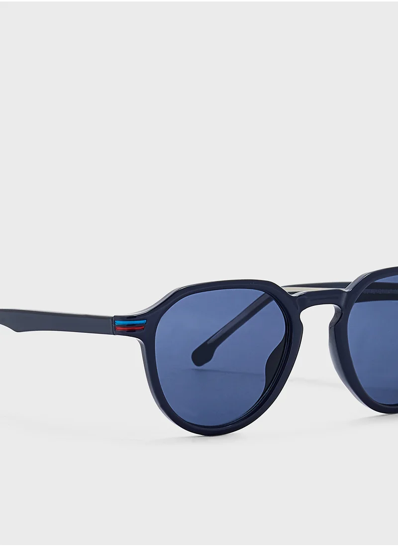 روبرت وود Polarized Lens Round Sunglasses