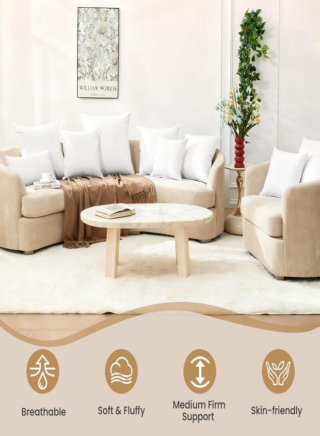 BHZ 14x36 Pillow Inserts Set of 2, Down Feather Throw Pillow Inserts, Decorative Soft Rectangle White Throw Lumber Pillows Insert for Couch Bed Dorm Sofa with Cover - Image 4