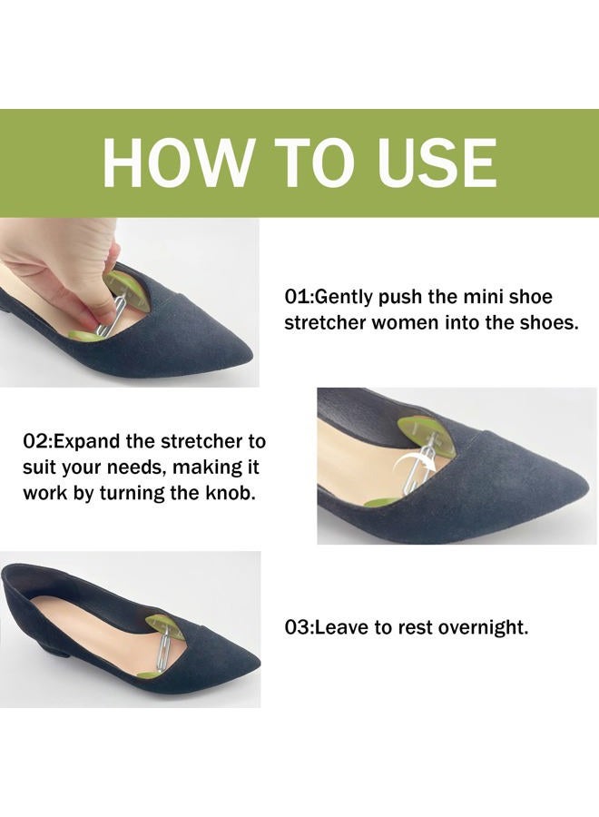 kupnos 1 Pair Mini Shoe Stretchers Women Wide Feet, Non-Slip Adjustable Shoe Widener Expander Shaper for Women Men Width Extender¡­ - Image 3