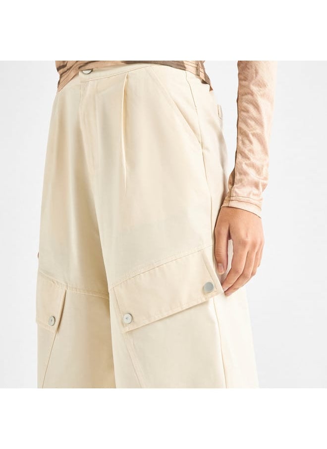 Splash FAV - Solid Cargo Pants with Pockets - Image 1